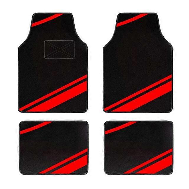 4pcs Car Floor Mats Universal Carpet Full Set Auto Accessories Automobile Foot Pads tapis de sol voiture alfombrillas para autos