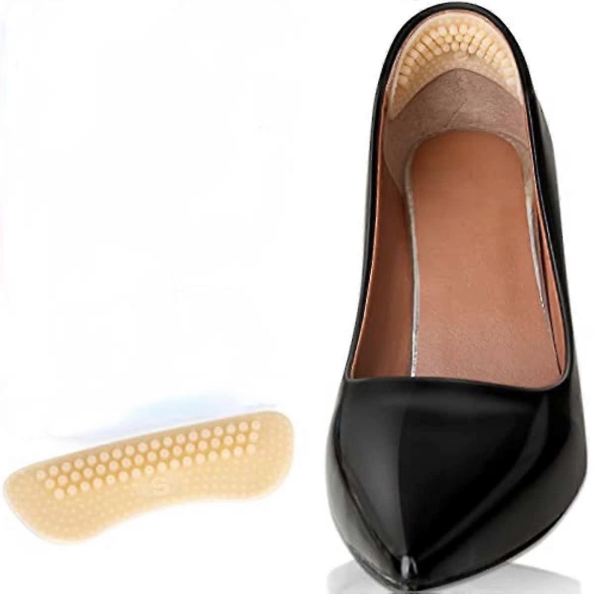 Upgrade Silicone Heel Grips For Heels, 5 Pairs Heel Pads For Loose Shoes, Prevent Rubbing Blisters, Anti Slip Out Heel Cushions