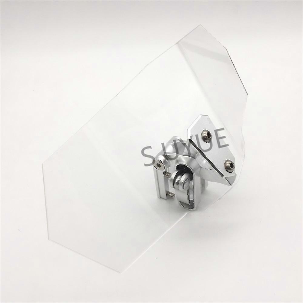Airflow Adjustable Windshield Clear Variable Spoiler Windscreen Wind Deflector For BMW HONDA YAMAHA DUCATI SUZUKI