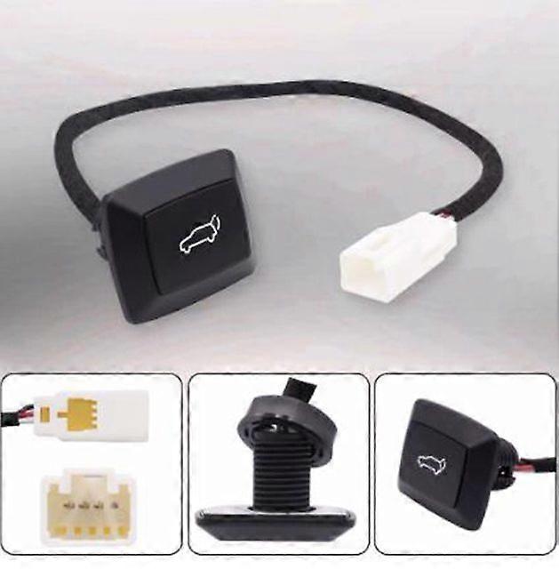 Universal Car Tailgate Switch Electric Tailgate Trunk Release Switch Car Tailgate Trunk Switch Chrome Fuel Tank Door Switch