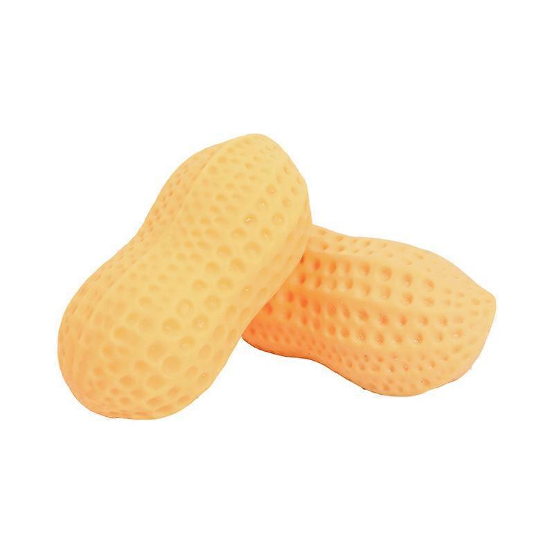 Artificial Peanut Fidget Toy Set - Interactive TPR Squishy and Pull-Apart Stress Relief Toys