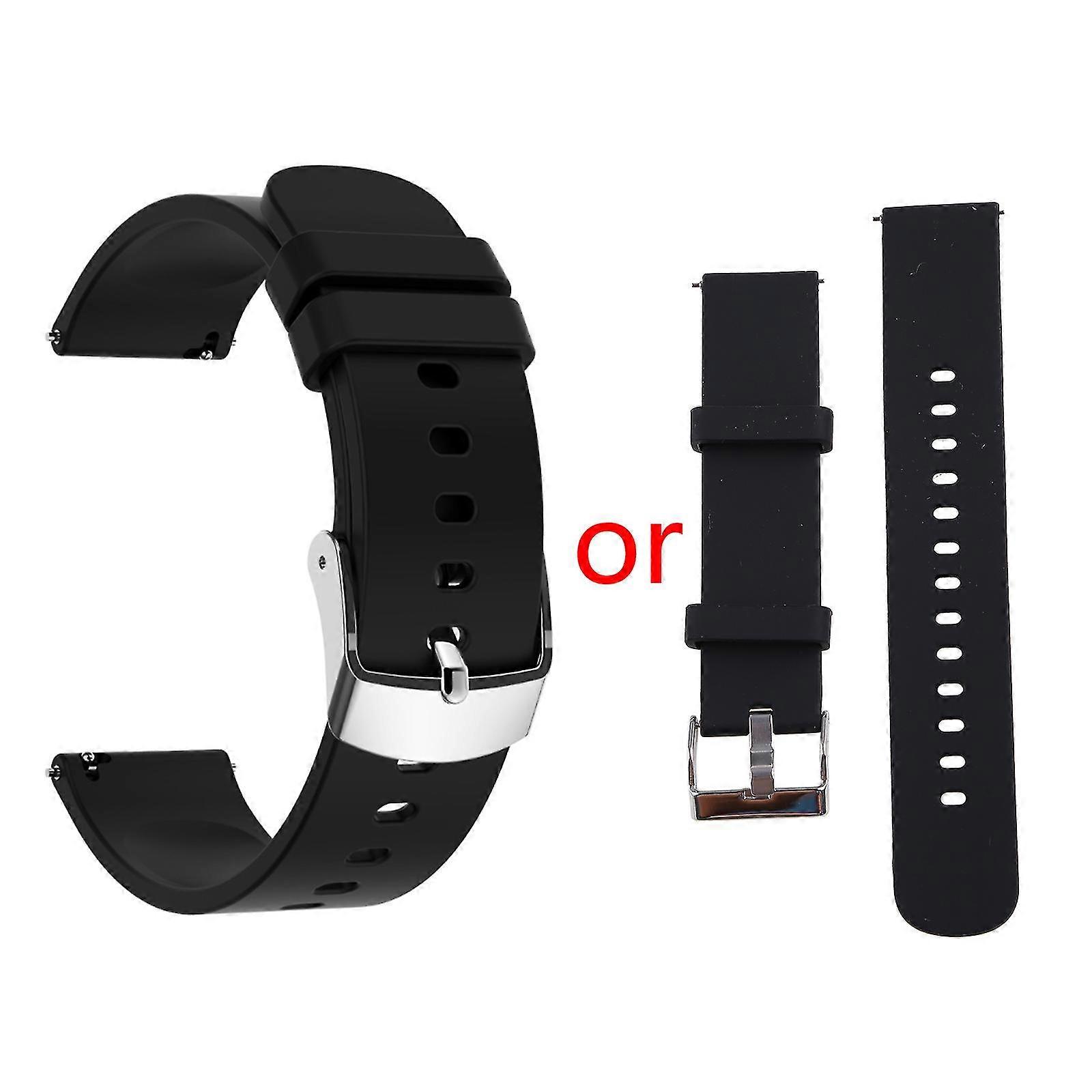 Silicone Wristband Belt For P22 2cm Anti-scratch Smartwatch Strap Loop-bracelet