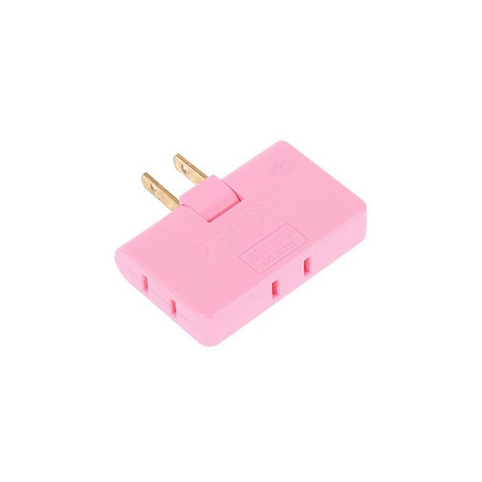 3 in 1 Extension Plug Adapter Foldable, 2-Prong Swivel Ac Adapter,Mini Rotatable Socket Converter