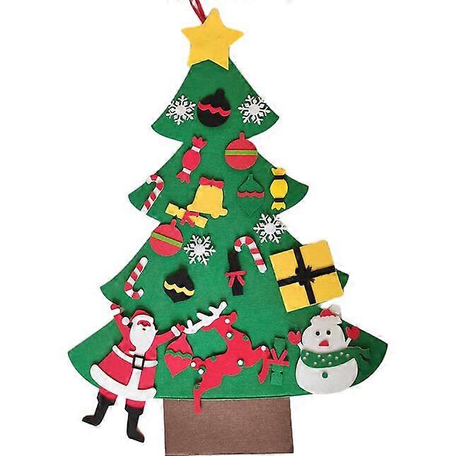Children's Handmade Patchwork Felt Christmas Tree