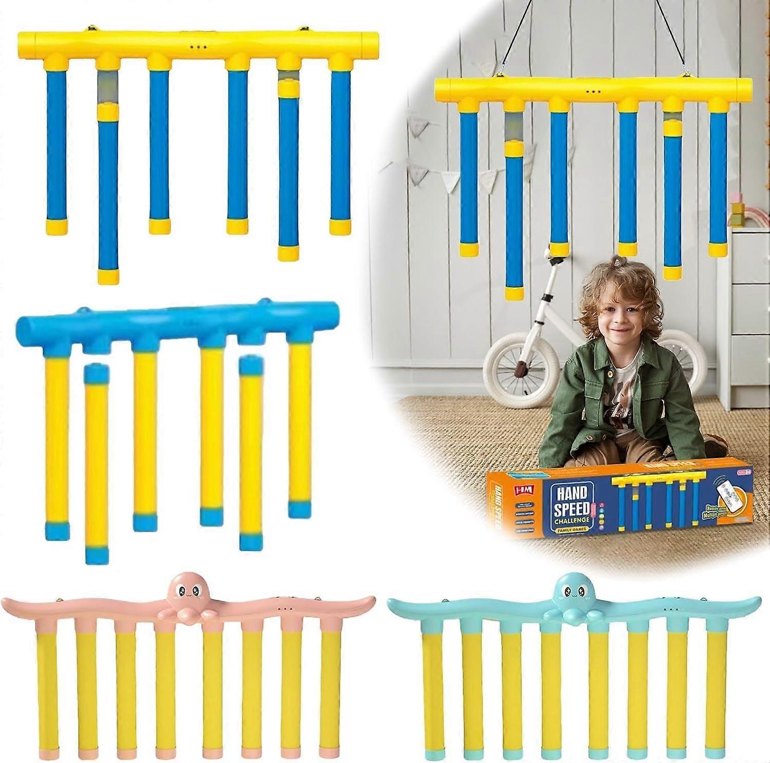 2024 Reflex Challenge Game, Catch All Drop Sticks Game, Falling Sticks Catching Games, Hand Eye Coordination Reaction Training Toy For Kids And Adults