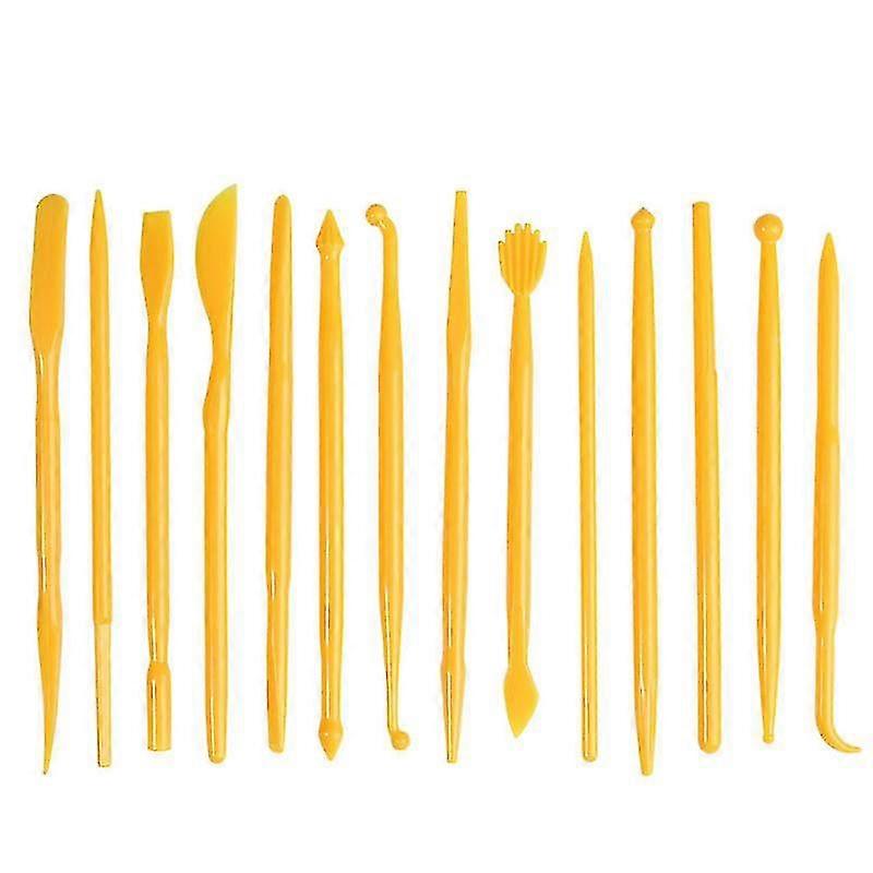 14pcs Set Plastic Crafts Clay Modeling Tool For Shaping And Sculpting
