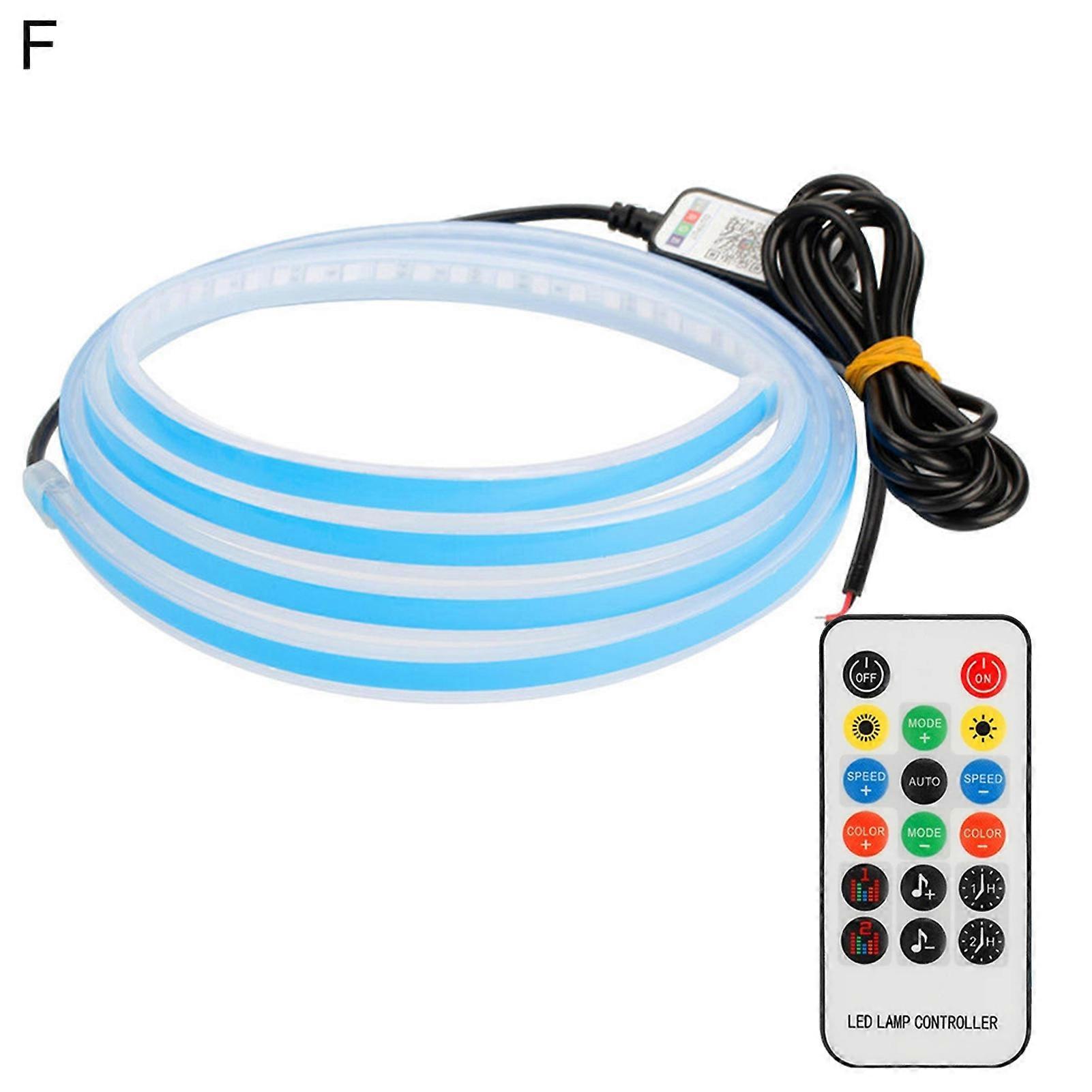 Car Headlight Remote Control Super Brightness RGB Auto DRL Car LED Running Light for SUV