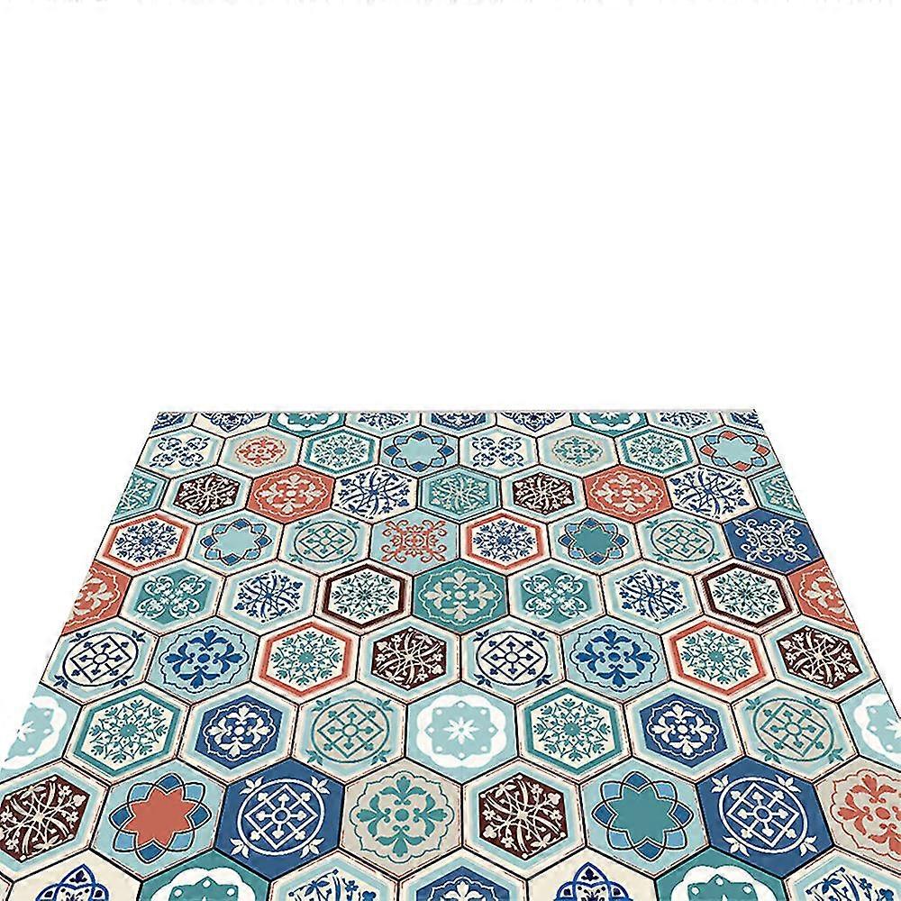 Non Slip Fast Dry Super Absorbent Geometry Modern Bathroom Carpet