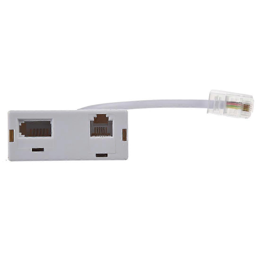 Rj45 Plug To Rj11 Bt Socket Splitter Telephone Adapter