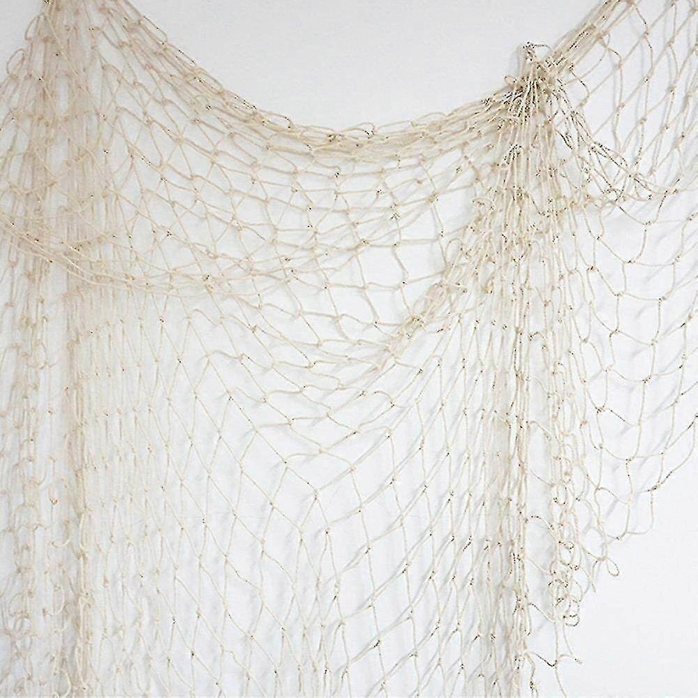 Çocuk Anti-düşme Net Kenevir Halat Net Çocuk Tırmanma Ağı Retro Duvar Dekorasyonu 100 * 200cm
