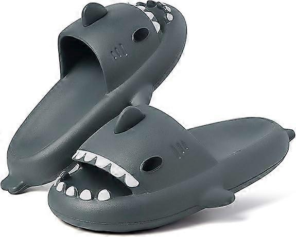 Janaya Fashion Children's shark slippers cute cartoon thick-soled beach swimming pool shoes