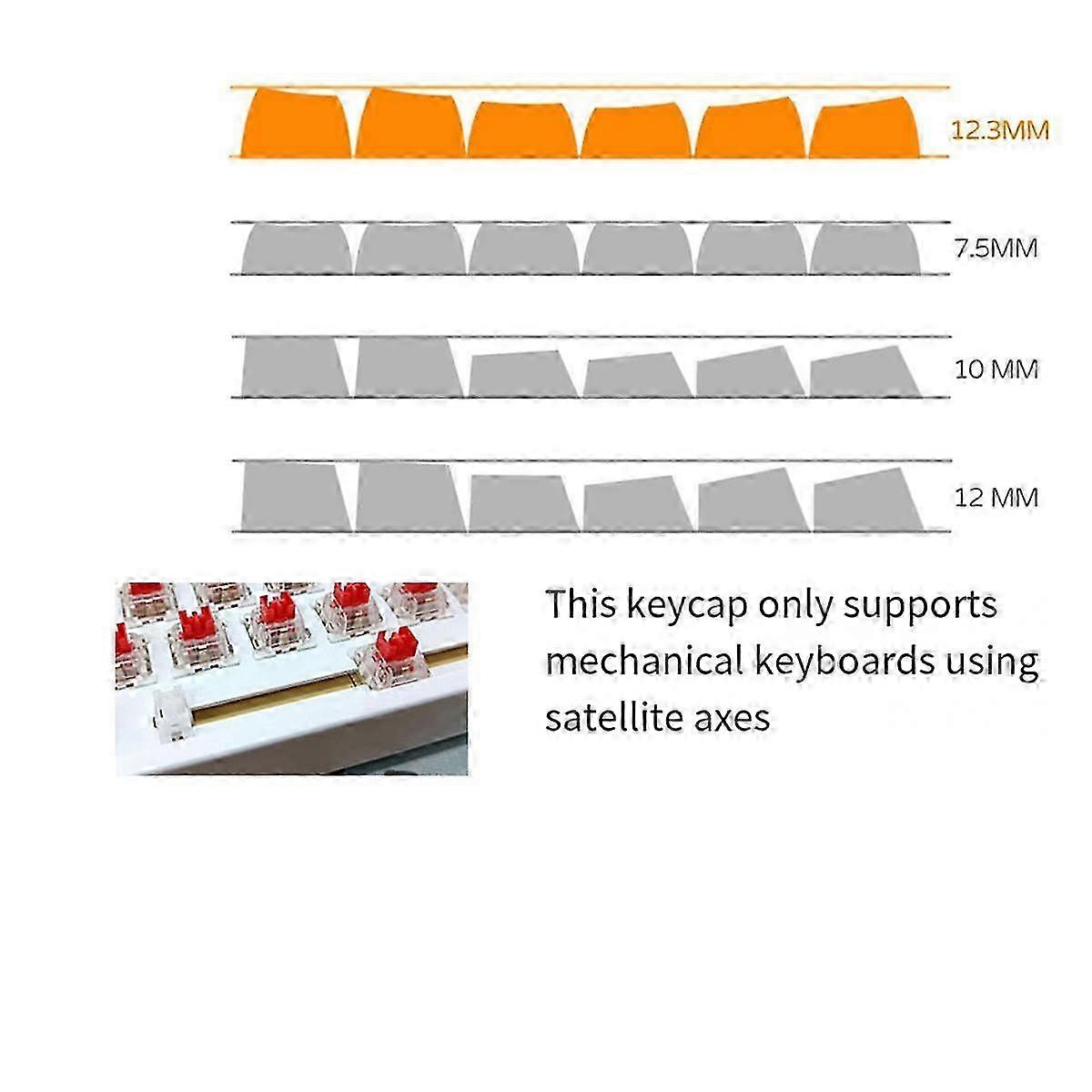 Keycaps 150 Keys Double Shot Profile Pbt Keycaps Set For Mx Gaming ...