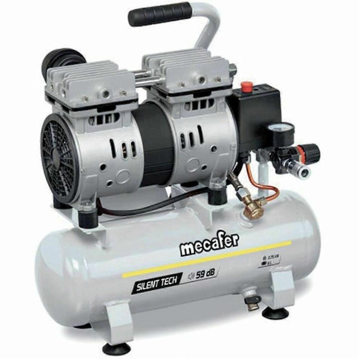 Kompressor MECAFER 425523 Horizontal Silent 8 bar 24 L
