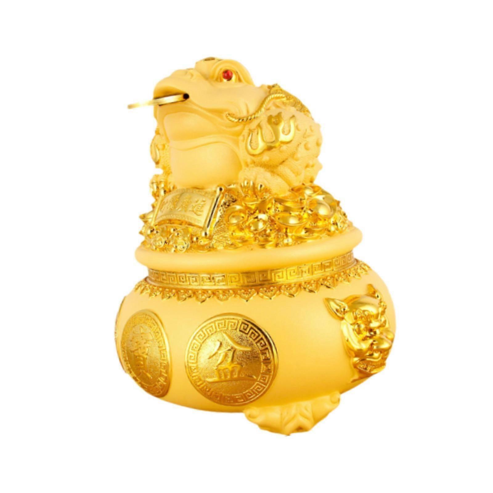 お金カエル貯金箱リビングルームお金貯金箱お金カエル彫刻S