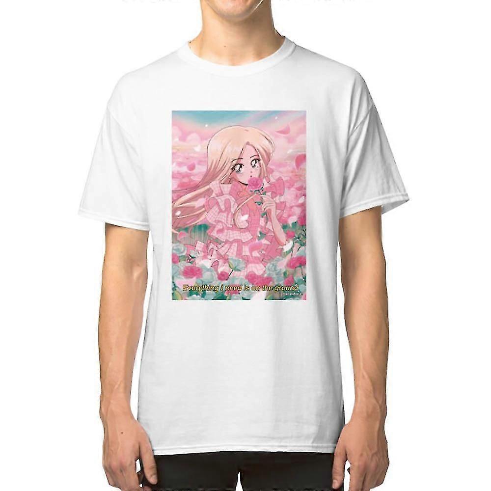 T-shirt Fleurs Rose Design rétro