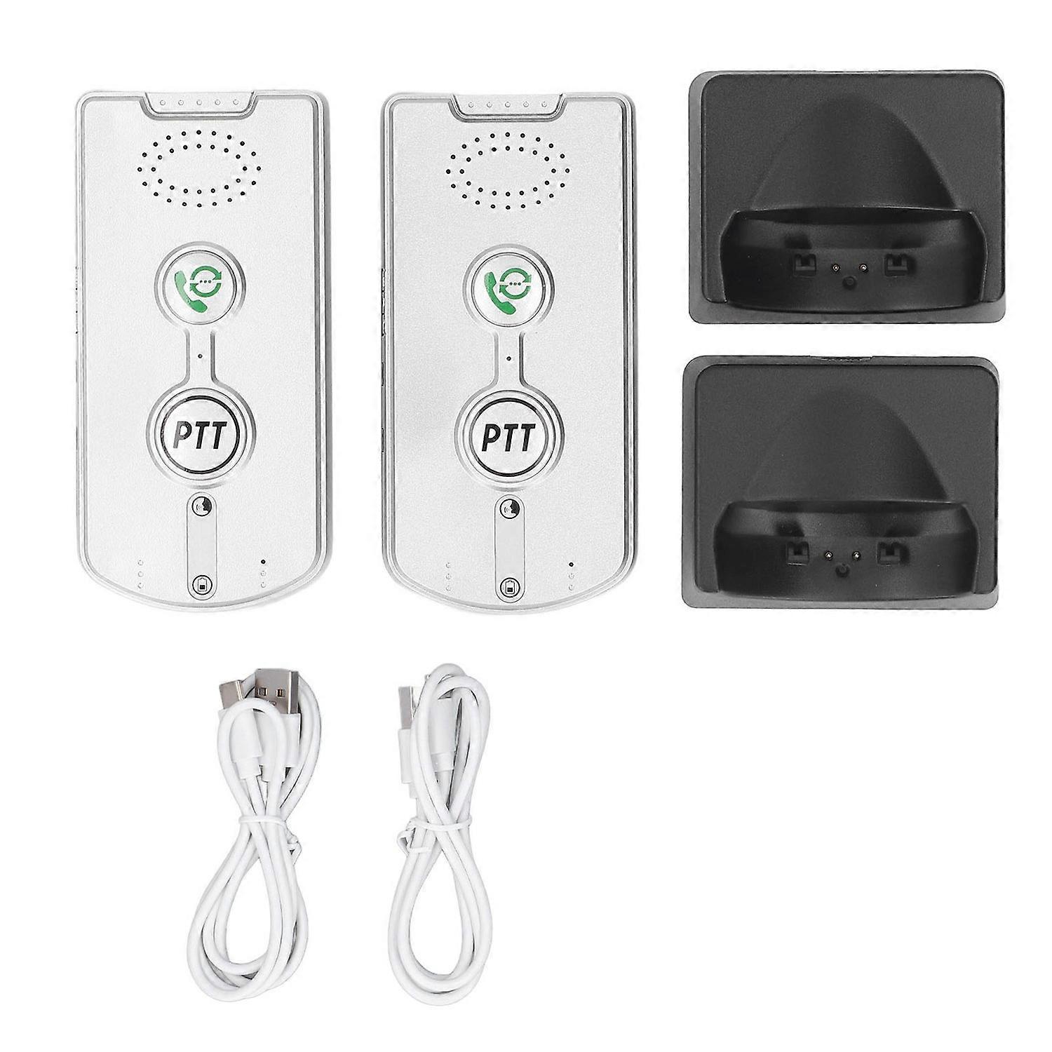 Wireless Intercom System 2 Way Voice Caller 1000M Long Range Bidirectional Communicating Pager for E