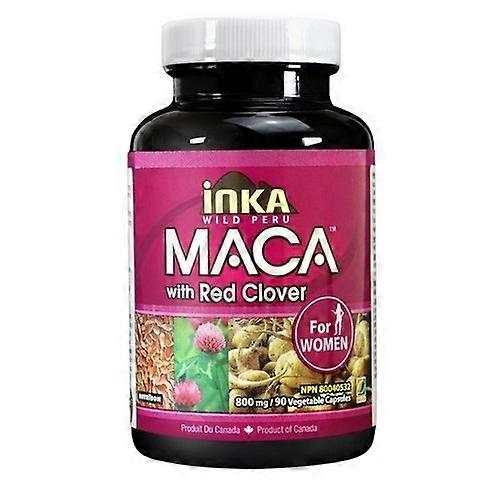 InkaMaca Maca with Red Clover for Women, 90 VegCaps