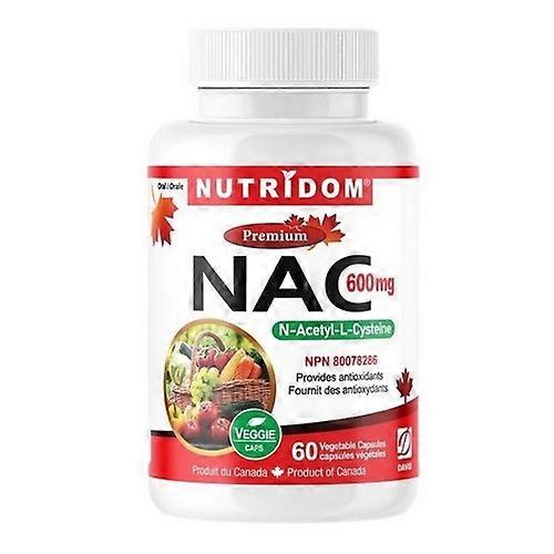 Nutridom NAC,600 Mg,60 VegCaps