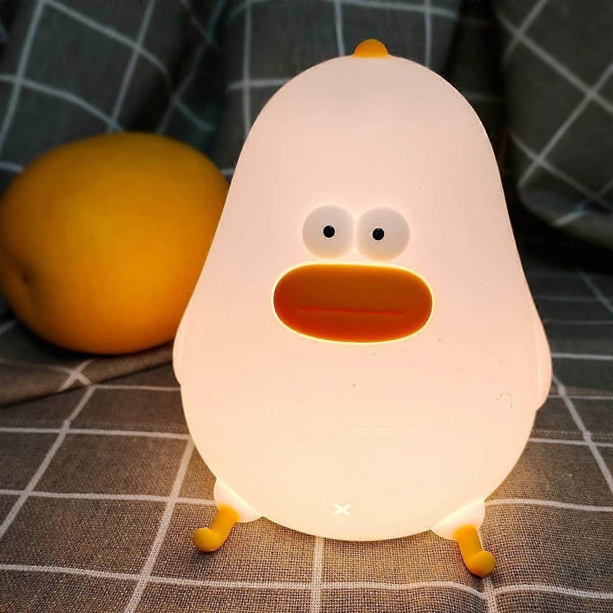 SBSG Night Light for Kids,Cute Silicone Nursery Chicke Lamp for Baby and Toddler,Animal NightLight for Boys and Girls,Squishy Night Lamp for Bedroom,K
