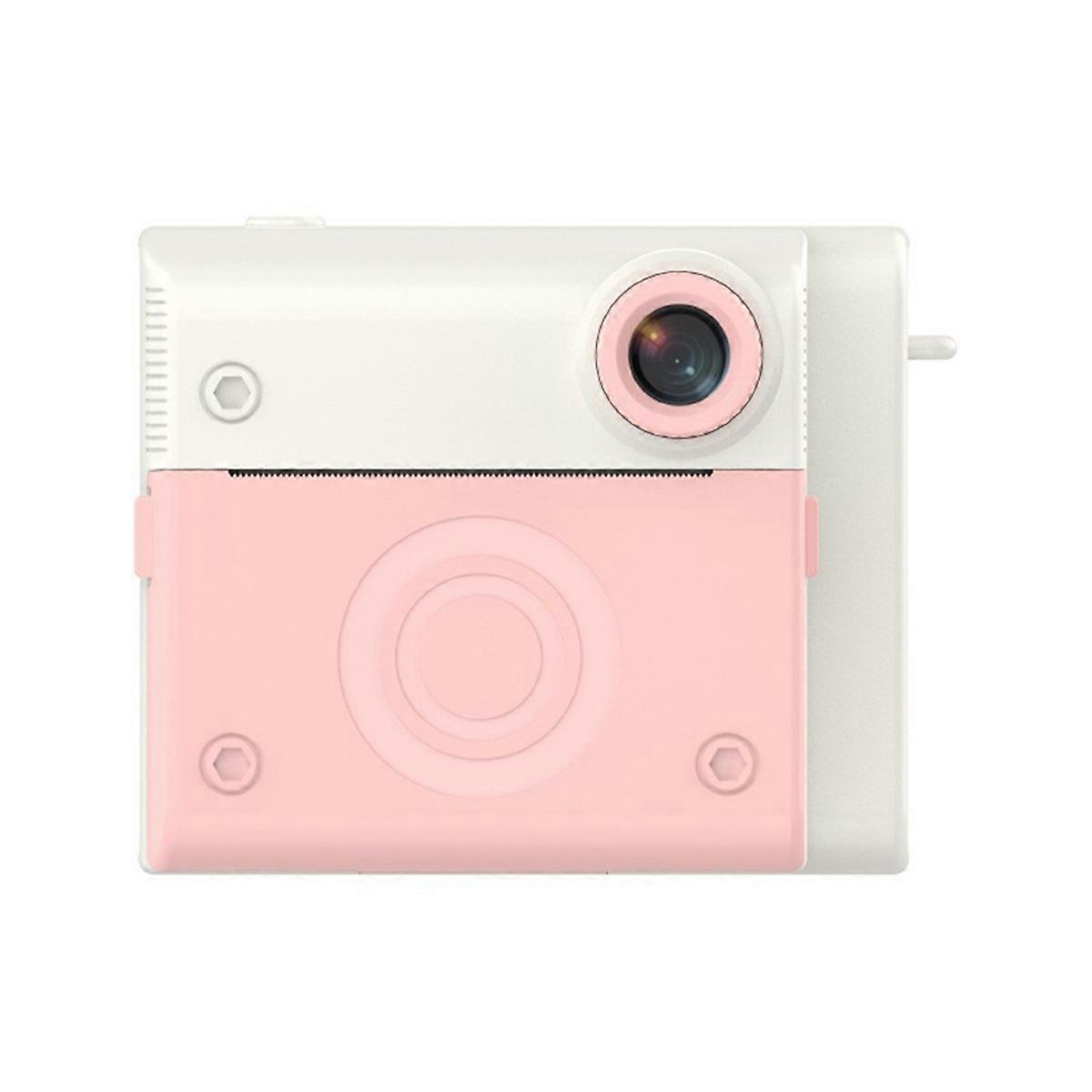 Digital Kid Camera Kids Printer Portable Digital Camera 2.8inch Display Dual Camera 1080P Video Camera Pink