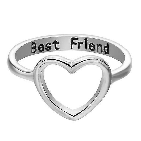 Ladies Simple Heart Design Ring [Silver]