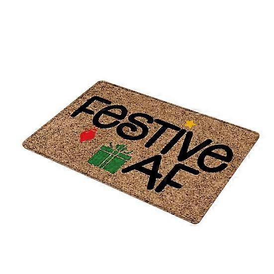 Christmas Door Mat Multipurpose Non-slip Polyester Festival Quick Dry Welcome Mats