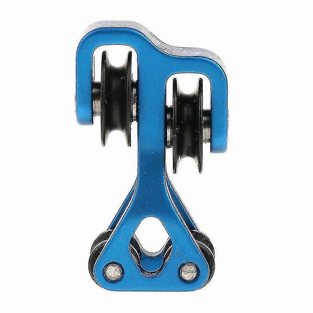 YajuAluminum Alloy String Roller Archery Cable Slide Splitter Arrow Pulley For Compound (1 Piece, Blue