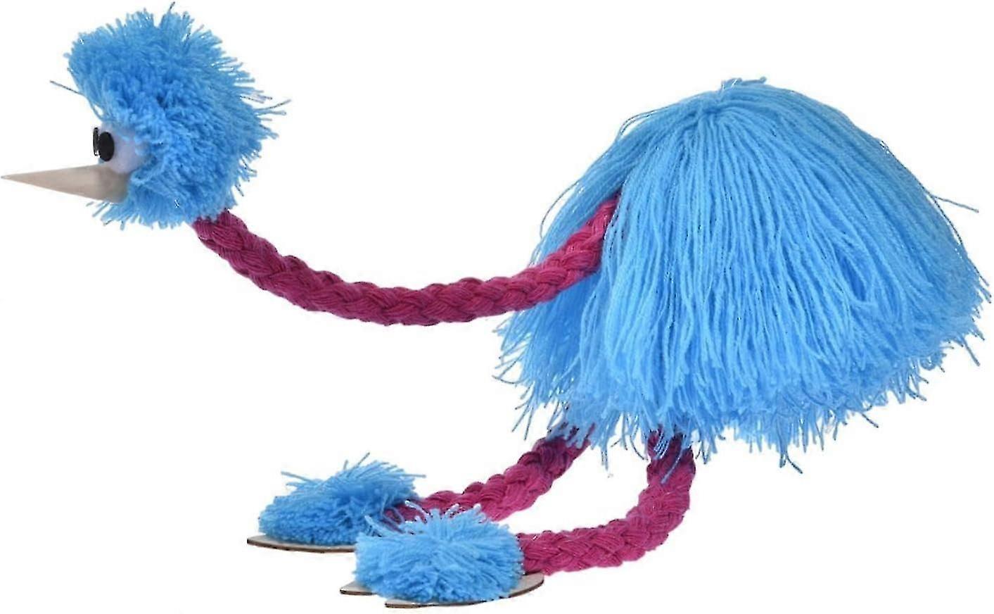 Ostrich Puppet On Strings, Funny Interactive Bird Puppet, Ostrich String Puppet