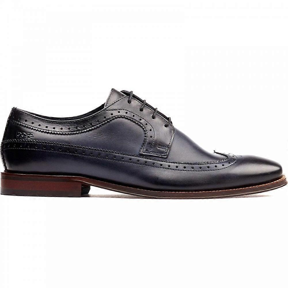 Men's Base London Havisham | Navy | Mens Lace-Up Plain Shoes