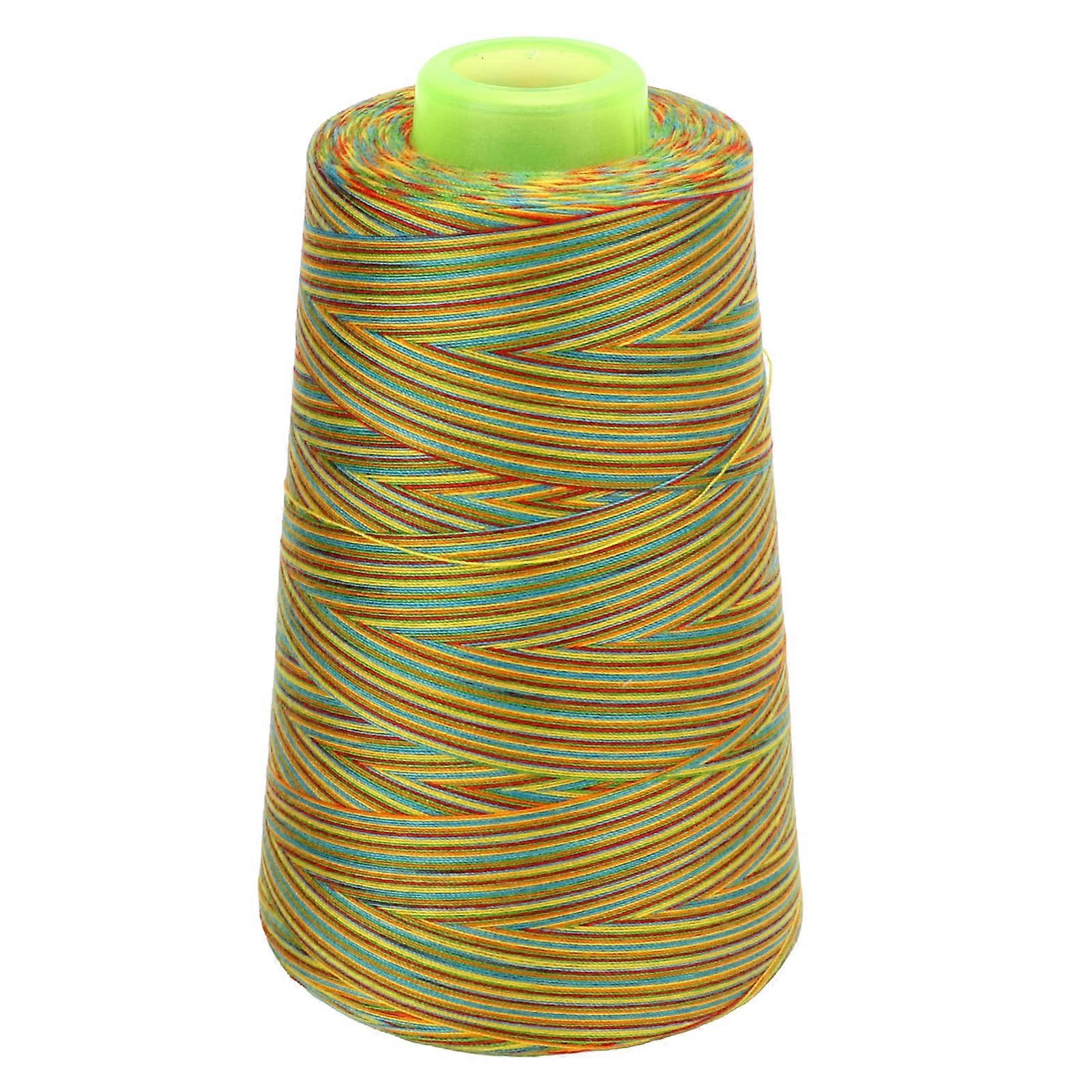 Sewing Thread Durable Polyester Sturdy Wide Application Colorful Embroidery 402 Thread for Sewing Handicraft Machine