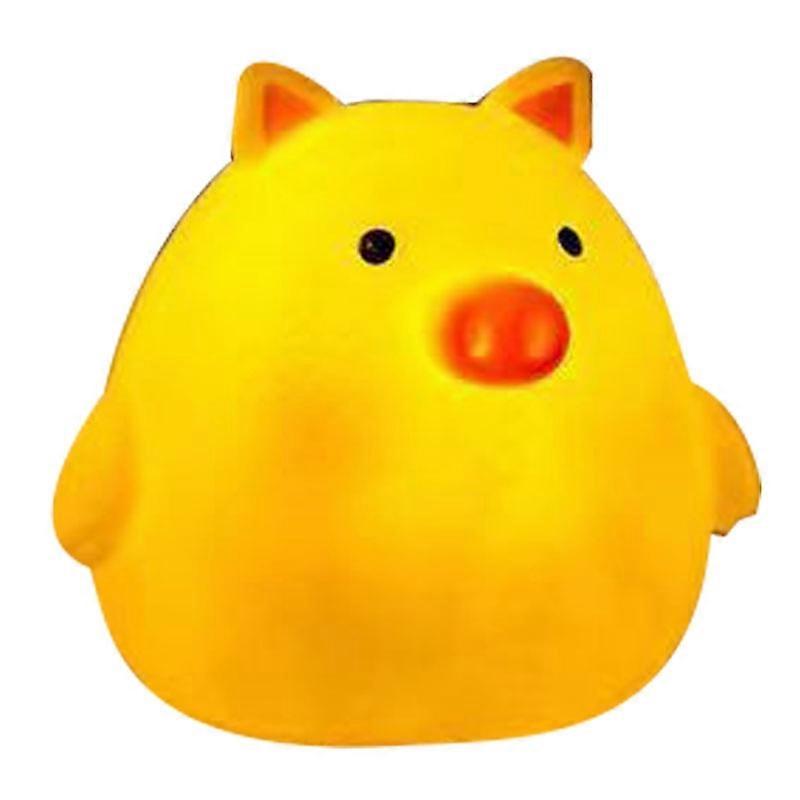 Kids Night Light Lovely Animal Style Safe Soft Plastic Battery Powered Cute Nursery Light for Bedroo