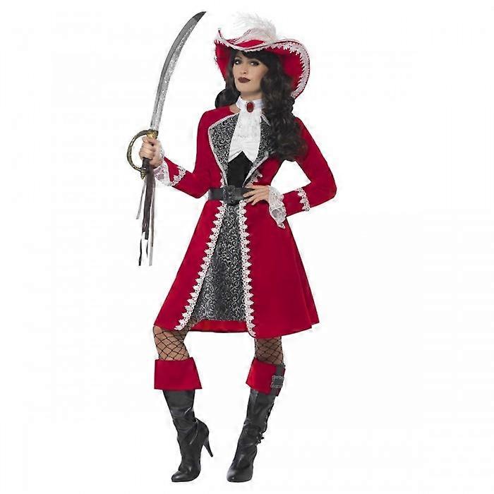 Smiffys Womens/Ladies Deluxe Authentic Captain Costume Set