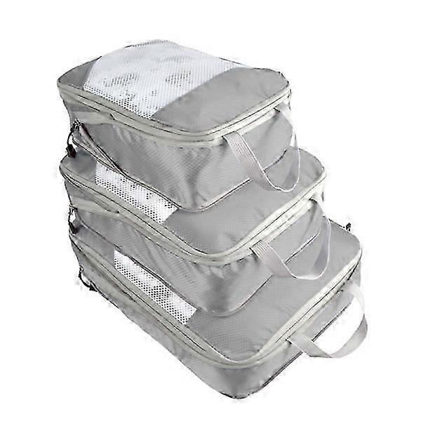 Suitcase Organization Set - Packing cubes for suitcase / Sa Grey