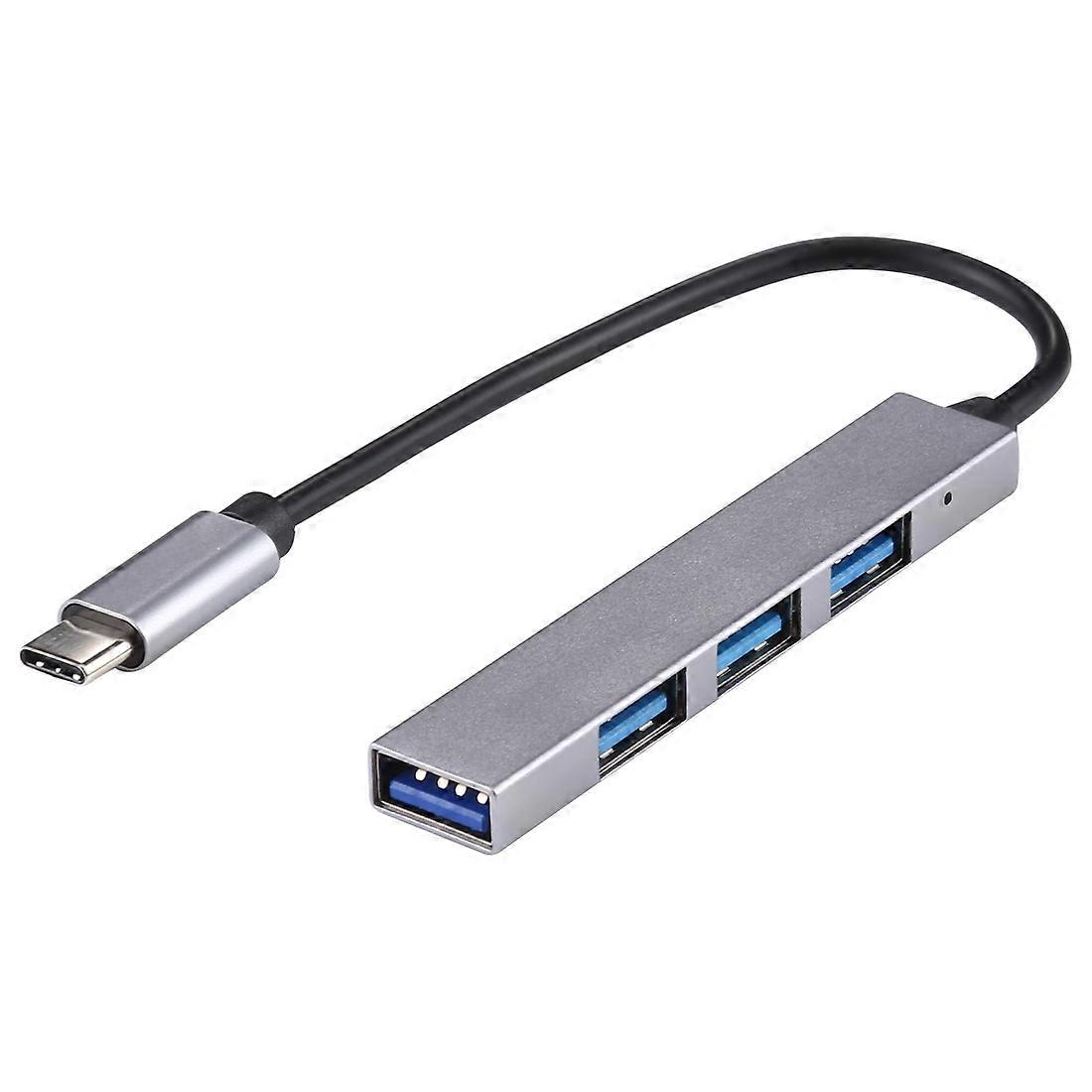 T-818 4 db USB 3.0 - USB-C / Type-C HUB adapter
