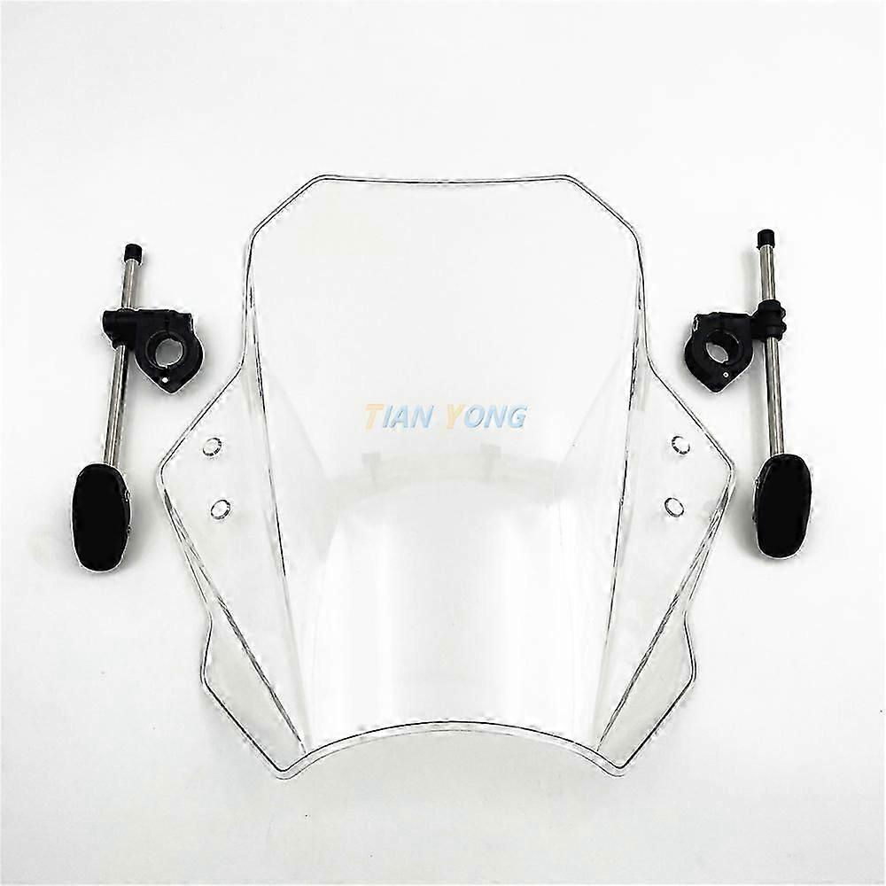 Motorcycle Windshield Deflector Variable Universal Windscreen Spoiler Extension For Honda Rebel 300 500 1100