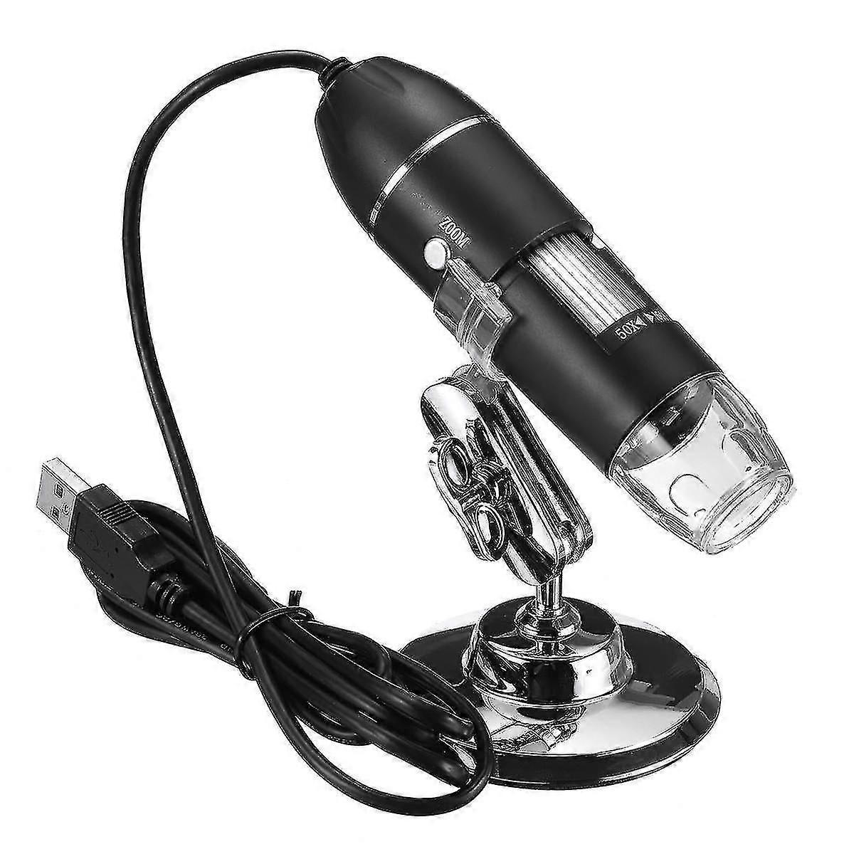 Adjustable 1600x 2mp 1080p 8 Led Digital Microscope Type-c/micro Usb Magnifier Electronic Stereo Usb Endoscope For Phone Pc