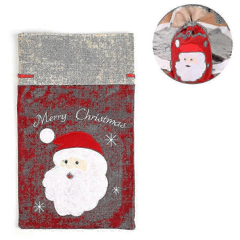 Christmas Gift Bag, Jute Bag