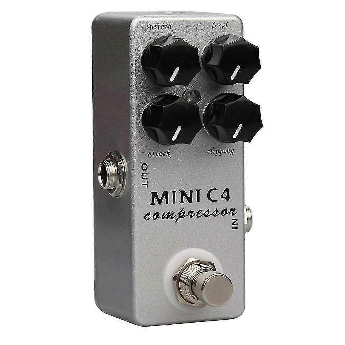 Mini C4 Compressor Guitar Effect Pedal True Bypass For Electric Guitar Accessories