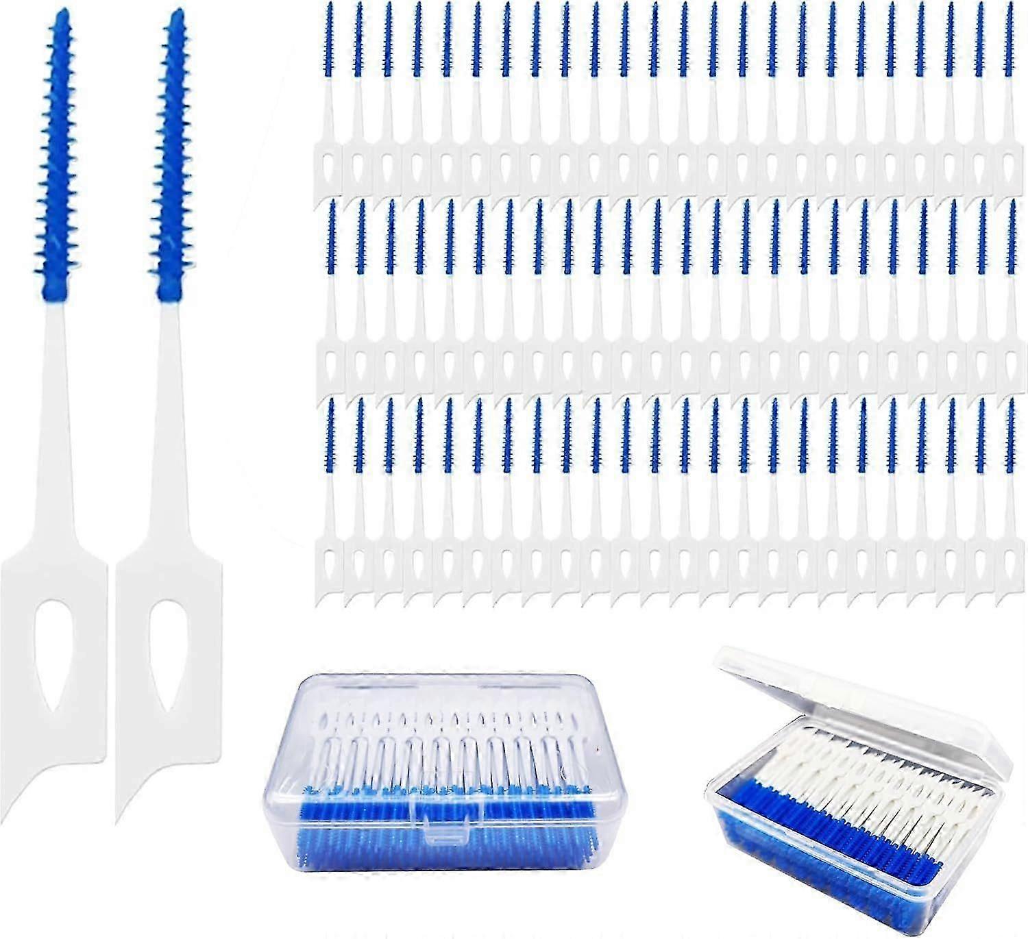 440Pcs Dual-Use Interdental Brushes Soft Bristle Picks Toothpicks Between Teeth