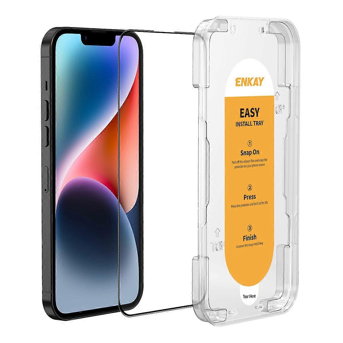 Για iPhone 14 Προστατευτικό οθόνης Μεταξωτή εκτύπωση Πλήρης προστατευτικό οθόνης κάλυψης