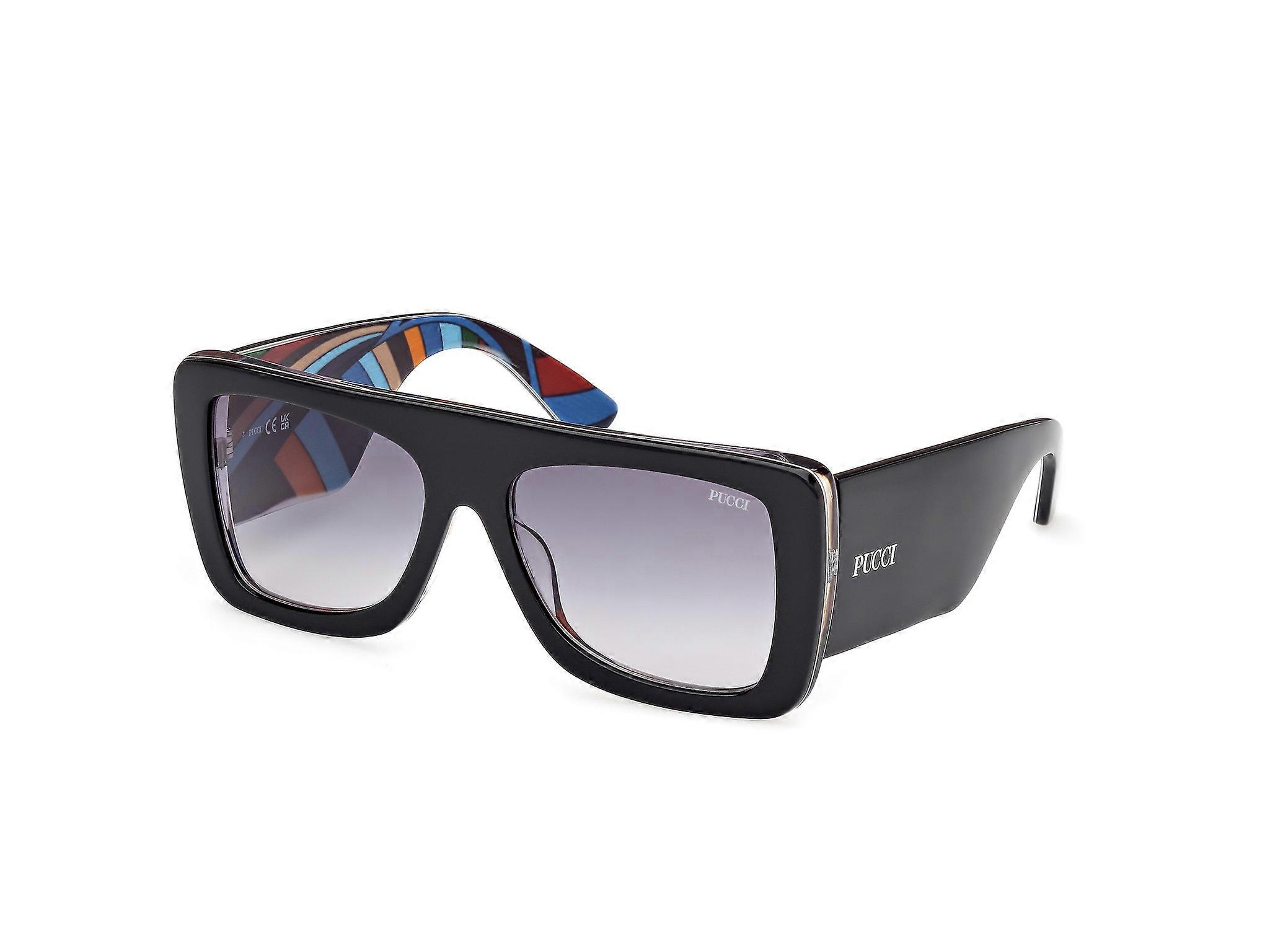 Sunglasses Pucci EP0230 05W black/texture 56/17/140 WOMAN