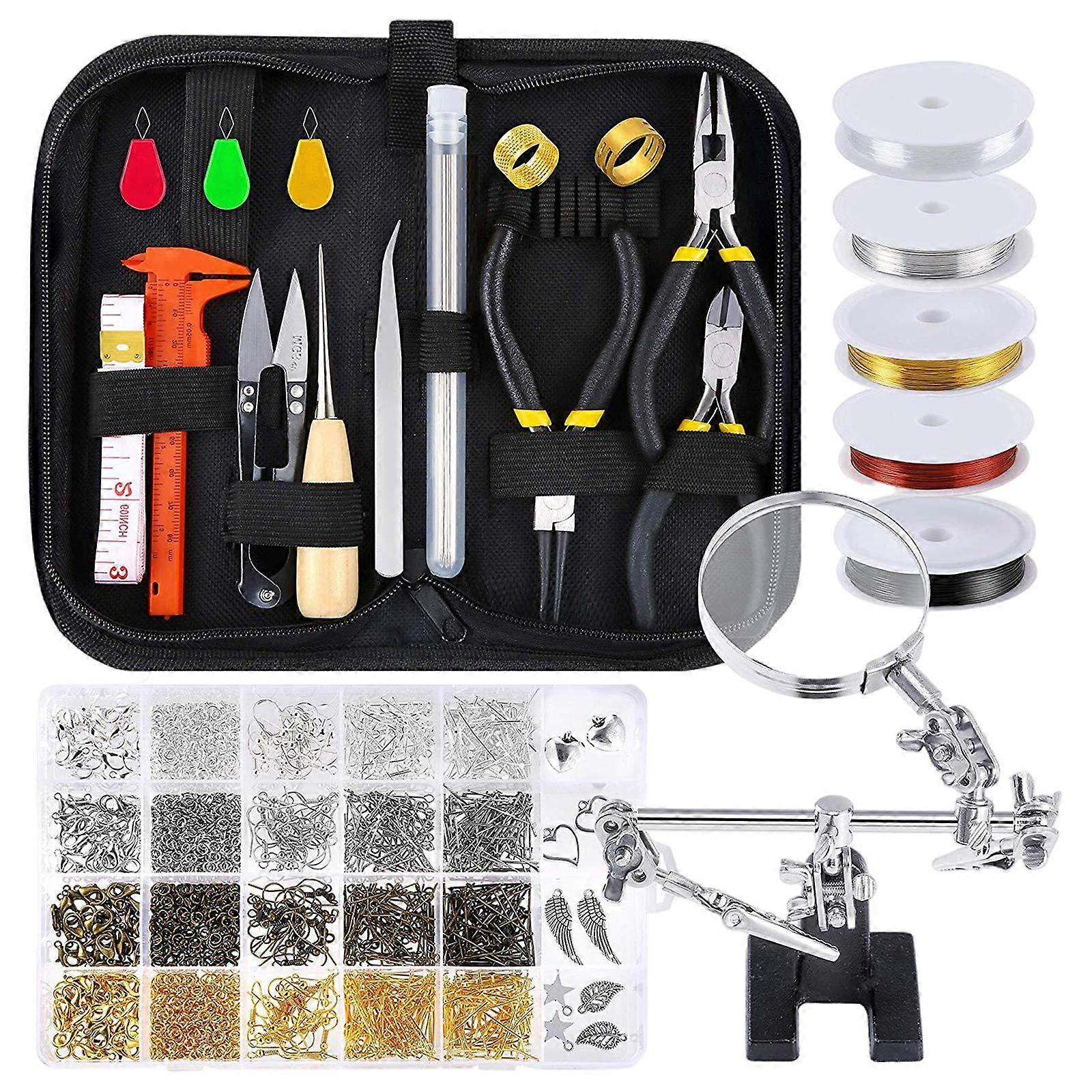 1116Pcs Jewelry Making Kit Accessories Bracelets Finding Wire Wrapping DIY