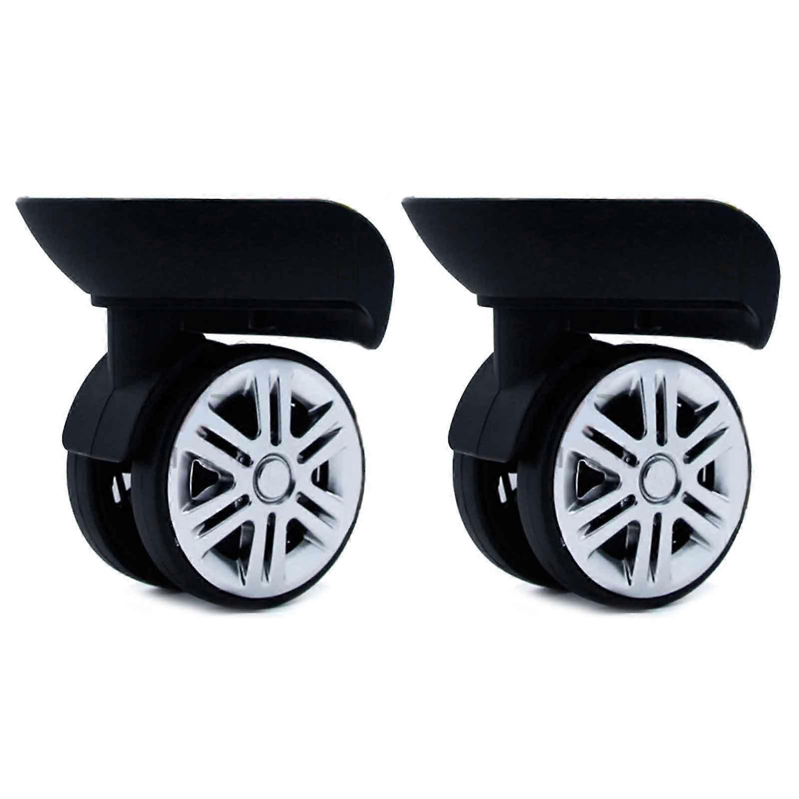 Ersatz-Gepäckräder Tragbare Kofferräder Gepäck Swivel Trolley Case Gepäckrad zur Reparatur Austausch