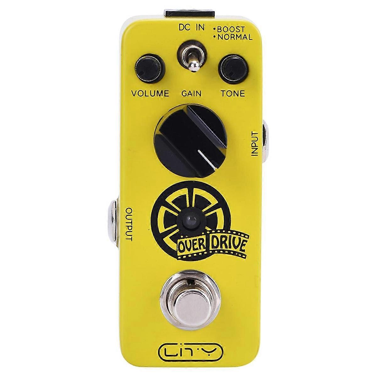 Overdrive Electric Guitar Effect Pedal with 2 Modes of Boost and Normal,Amplifier for Electric Guit