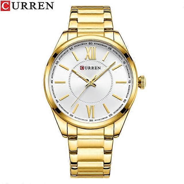 Curren Men's Waterproof Watch with Luminous Dial - Accurate Quartz Movement