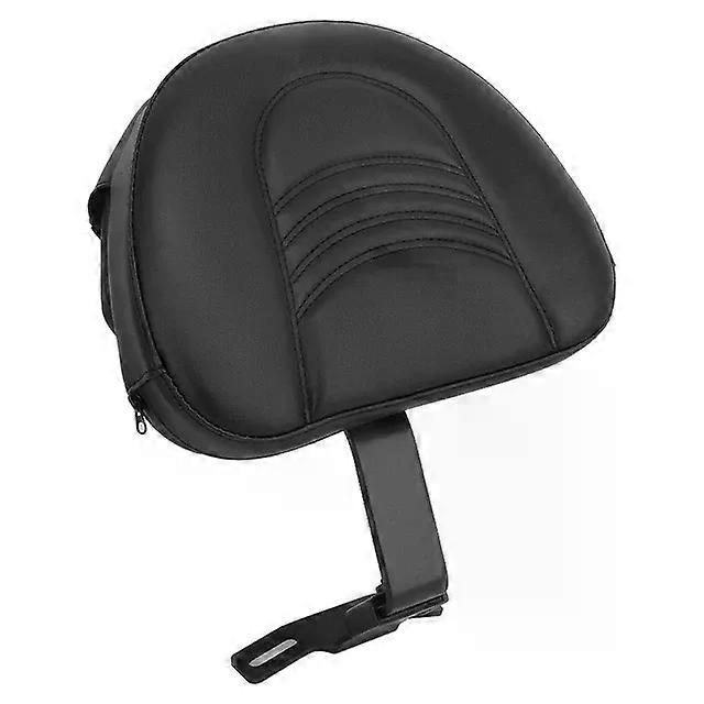 Motorcycle Black Adjustable Comfy Plug-In Driver Rider Backrest Fits compatible for Harl-ey Heritage Softail Fatboy 2007-2019
