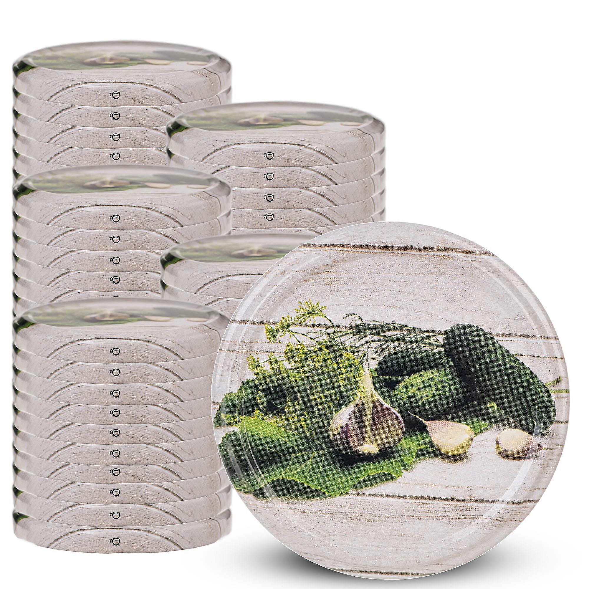 KADAX 50x Tapas de tarro fi 82 Tapas de tarros Tapas conservas