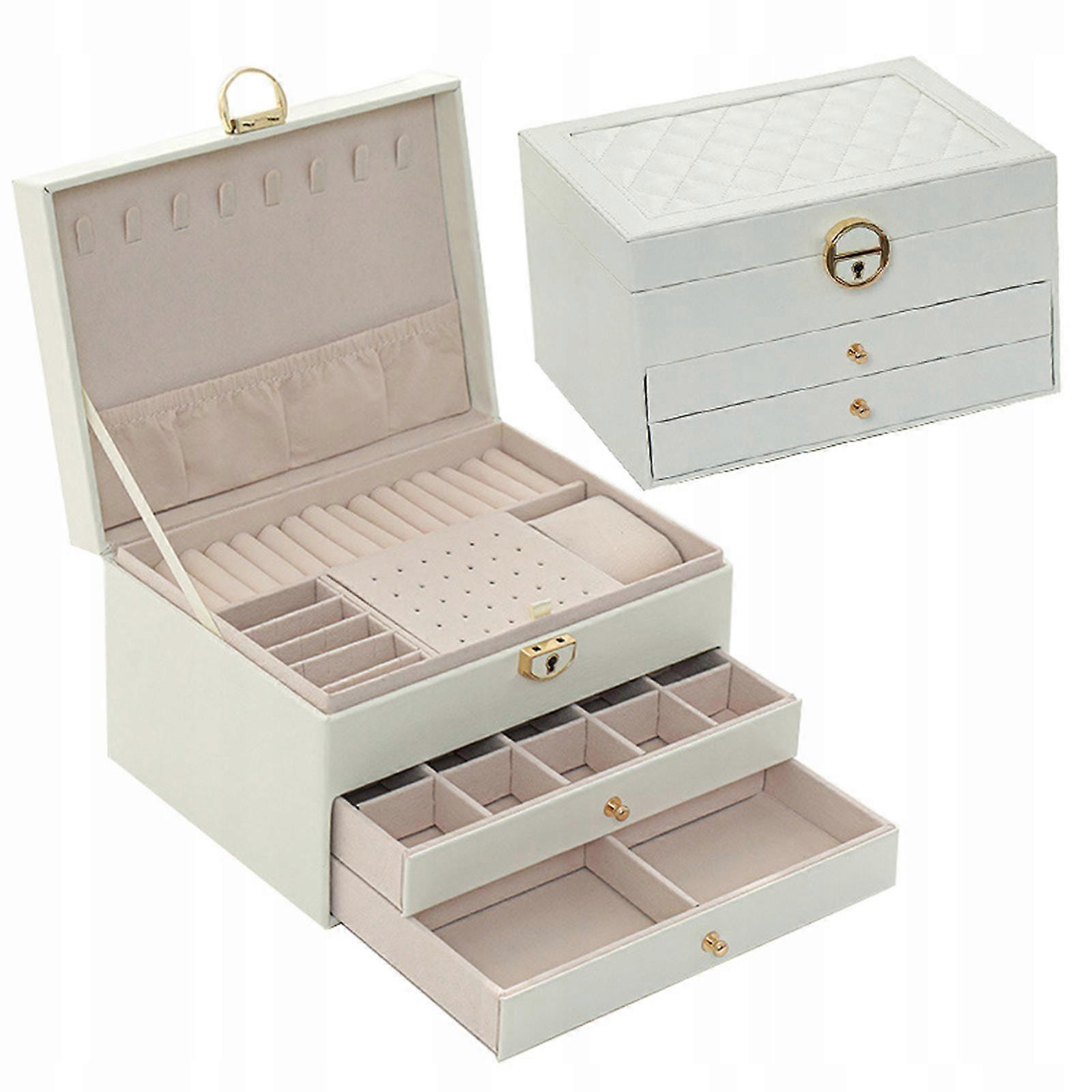 Schmuckschatulle, Gehäuse, Organizer, weiße Box