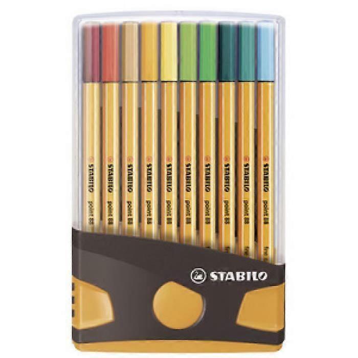 Filzstift - STABILO - Point 88 - ColorParade of 20 - Grau/Orange - Mixed