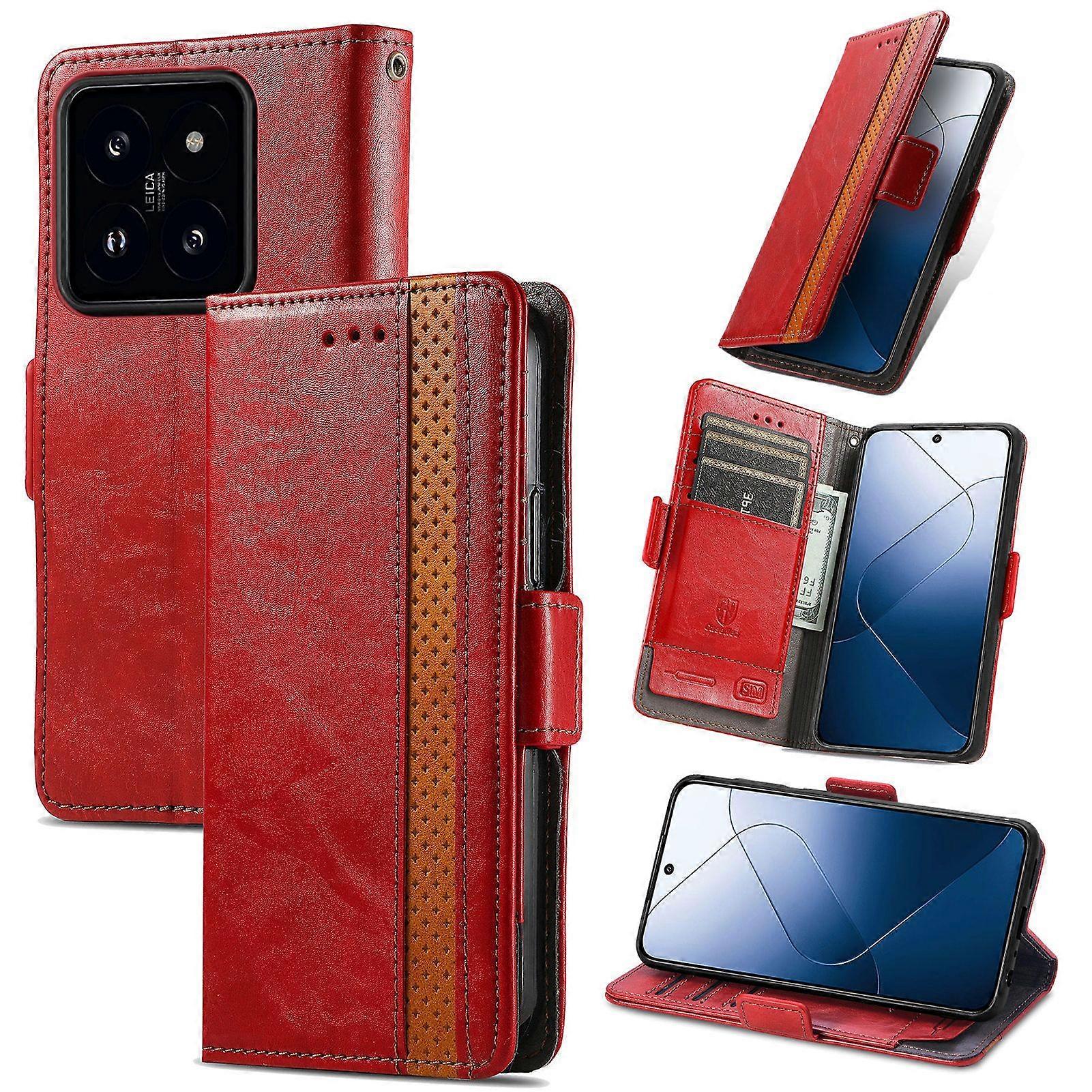 Compatible With Xiaomi 14T Pro Wallet Case, PU Leather Flip Case with Card Holders RFID Blocking Kickstand Phone Cover